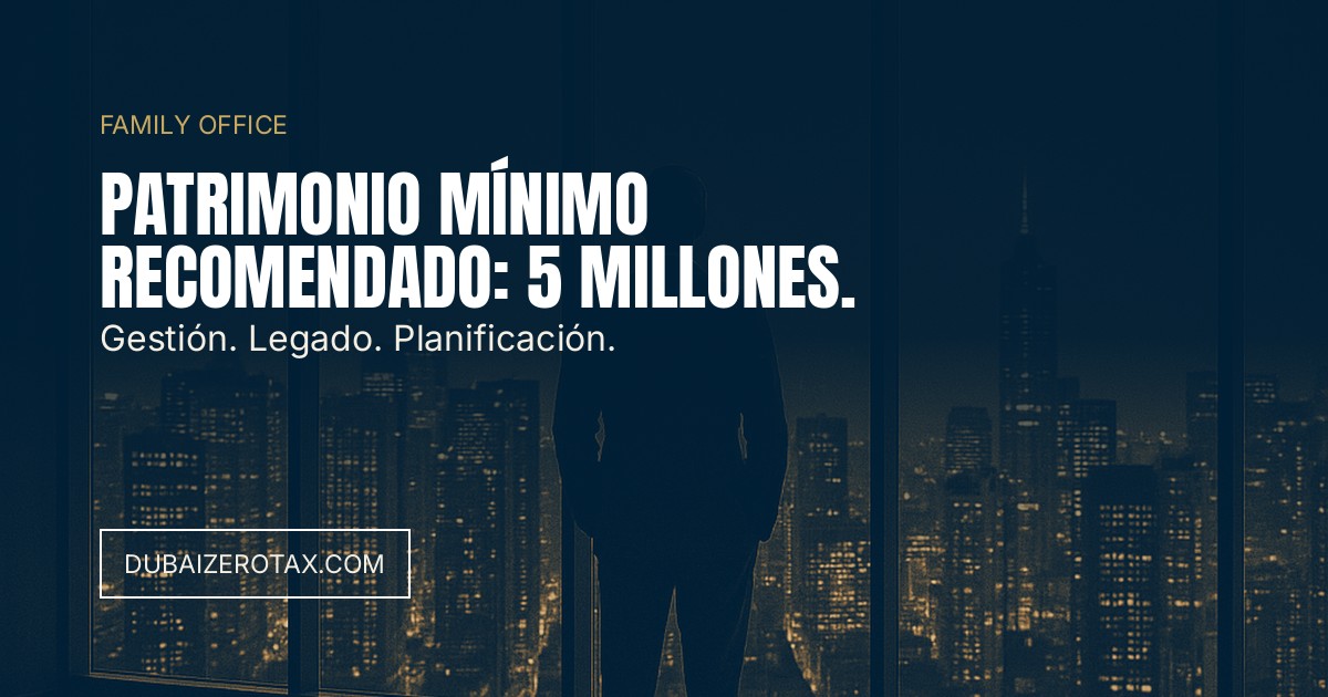 Cuánto Patrimonio Hace Falta para Montar un Family Office