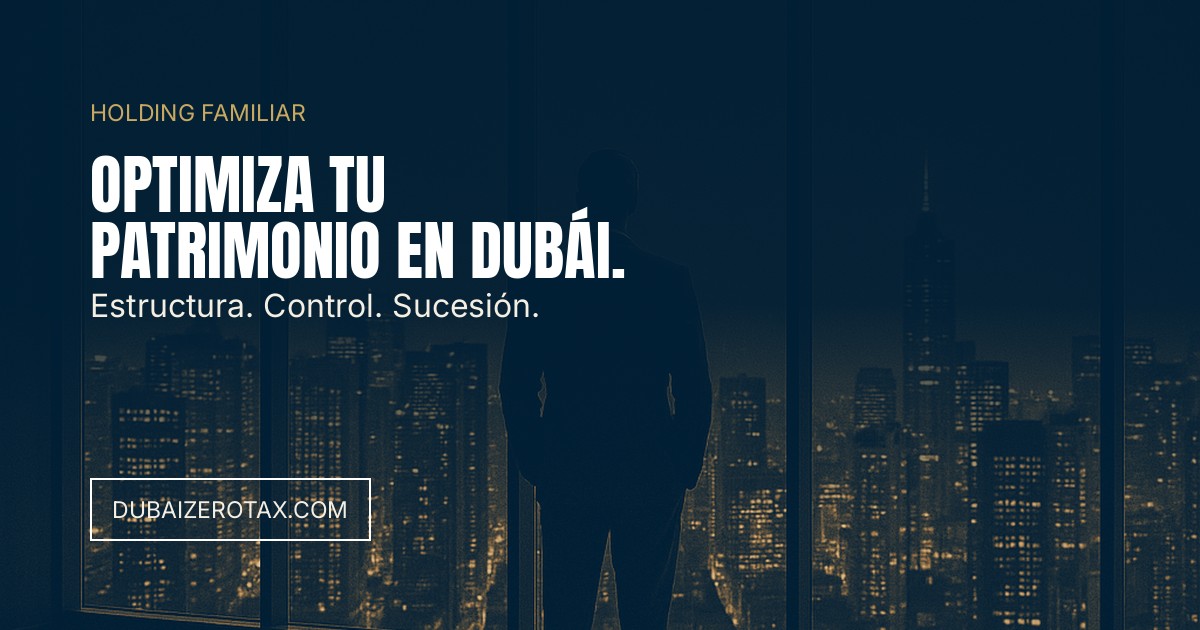 Holding en Dubái: Cómo Funciona para un Patrimonio Familiar