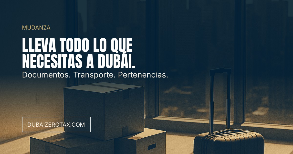 Mudanza a Dubái: Qué Puedes Llevar y Qué Cuesta